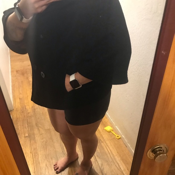 Old Navy black Pea Coat - Picture 8 of 8